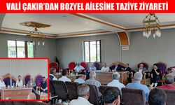 Muş Valisi Çakır’dan Muşspor Asbaşkanı Bozyel’e taziye ziyareti