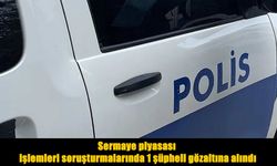 Sermaye piyasası soruşturmasında 2 yöneticiden biri gözaltına alındı