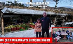 Muş Valisi Çakır, Akpınar Köyü'nde üreticilerle bir araya geldi