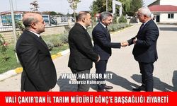 Muş Valisi Çakır’dan İl Tarım Müdürü Gönç’e taziye ziyareti
