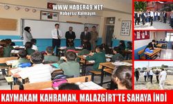 Malazgirt Kaymakamı Kahraman, vatandaşların talep ve önerilerini dinledi