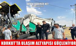 Korkut Kaymakamı Meram, sıcak asfalt çalışmalarını inceledi