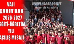 Muş Valisi Çakır’dan yeni eğitim yılı mesajı