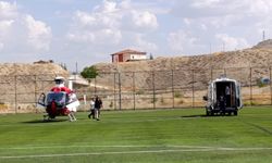 Darende’de 97 yaşındaki hasta hava ambulansıyla sevk edildi
