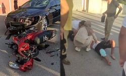 Erzincan’da otomobil ile motosiklet çarpıştı: 2 genç yaralandı