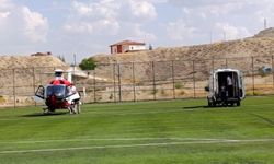 84 yaşındaki hasta hava ambulansıyla Malatya’ya sevk edildi