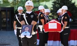 Elazığ’da trafik kazasında hayatını kaybeden polis, memleketine uğurlandı