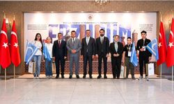 Türkmeneli heyetinden Erzurum Valisi Baruş’a ziyaret