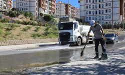 Battalgazi’de temizlik ekiplerinden yoğun mesai