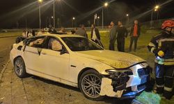 Erzurum'da iki araç çarpıştı: 2 yaralı