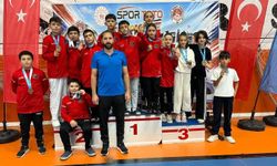 Erzincanlı karatecilerden Türkiye Yıldızlar Ligi’nde 13 madalya
