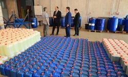 Elazığ’da öğrenciler günde 10 ton temizlik malzemesi üretiyor