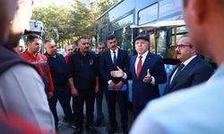 Başkan Sekmen halk otobüsü şoförleriyle bir araya geldi