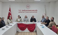 Erzincan İl Sağlık Müdürlüğünde İş Yeri Disiplin Kurulu Toplantısı yapıldı