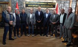 MHP Erzurum İl Başkanı Yurdagül'e ziyaret