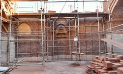 800 yıllık Camii’nin restorasyonu devam ediyor