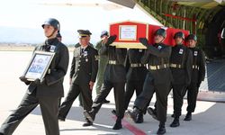 Kalp krizi geçirerek şehit olan Uzman Çavuş Sevim'in naaşı Elazığ'a getirildi