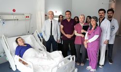 Karın ağrısı ve şişkinlikle başvurdu 15 kilogramlık kitle çıkarıldı