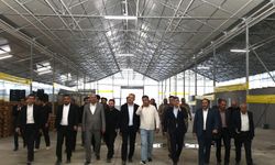 Vali Bozkurt, Diyadin Jeotermal Sera OSB’de çalışmaları inceledi