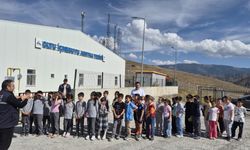 İlkokulu öğrencileri Oltu içme suyu arıtma tesisini inceledi