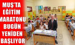 Muş’ta eğitim maratonu başlıyor: İlk ders zili bugün çalacak