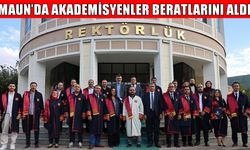MAUN’da yeni unvan alan akademisyenlere beratları takdim edildi