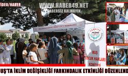Muş’ta Çocuk Hakları Komitesi’nden iklim değişikliği farkındalığı
