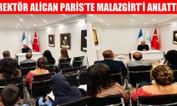 Muş Alparslan Üniversitesi Rektörü Alican, Paris’te Malazgirt’i anlattı