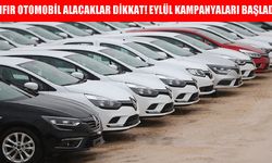 Eylül ayında sıfır otomobil kampanyaları hızlandı: En uygun model 1,45 milyon TL