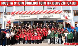 Muş'ta 91 bin öğrenci ders başı yaptı
