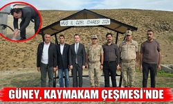 Hasköy Kaymakamı Güney, Kaymakam Çeşmesi’ni ziyaret etti