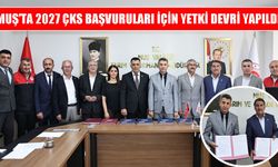 Muş’ta 2027 yılı ÇKS başvuruları için yetki devri protokolü imzalandı
