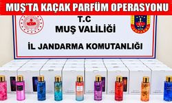 Muş’ta 200 adet kaçak parfüm ele geçirildi