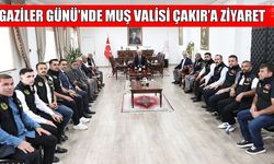 Muş’ta gazilerden Vali Çakır’a anlamlı ziyaret