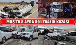 Muş’ta Ağustos ayında 134 trafik kazası meydana geldi