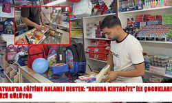 Tatvan’da “Askıda Kırtasiye” ile öğrencilere anlamlı destek