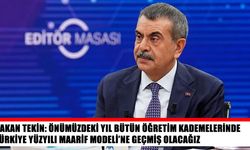 Bakan Tekin açıkladı: Gelecek yıl tüm kademelerde Maarif Modeli'ne geçilecek
