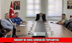Hasköy’de okul güvenliği toplantısı gerçekleştirildi