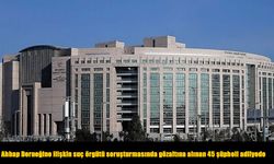 Ahbap Derneğine ilişkin suç örgütü soruşturmasında gözaltına alınan 45 şüpheli adliyede