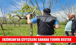 Erzincan’da çiftçilere uzmanlardan teknik destek