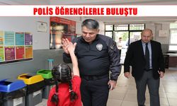 Polis ekiplerinden öğrencilere meslek tanıtımı