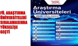 Fırat Üniversitesi araştırma üniversiteleri sıralamasında bir basamak yükseldi
