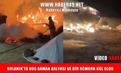 Bulanık’ta yılların emeği dakikalar içinde kül oldu