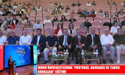 İnönü Üniversitesinde yöneticilere protokol kuralları anlatıldı