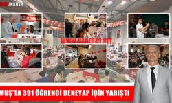 Muş’ta 391 öğrenci Deneyap sınavında ter döktü