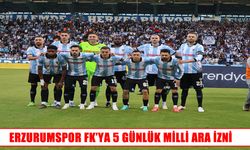 Erzurumspor FK’da milli ara mesaisi: 5 günlük izin
