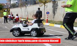 Elazığ’da Minik Öğrenciler Trafik Kurallarını Uygulamalı Öğrendi