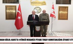 Bakan Güler, Kars’ta Tugay Komutanlığını Ziyaret Etti