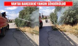 Özalp’te Yangın Evler Sıçramadan Söndürüldü