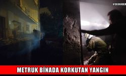 Muş’ta metruk binanın bodrum katında yangın paniği